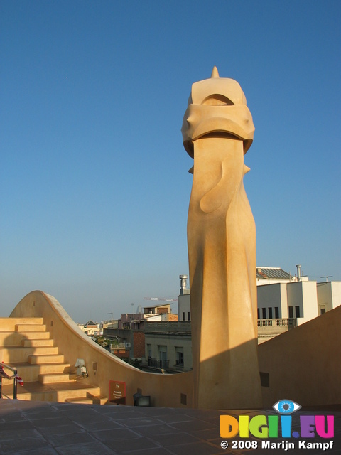 20923 Chimney on La Pedrera